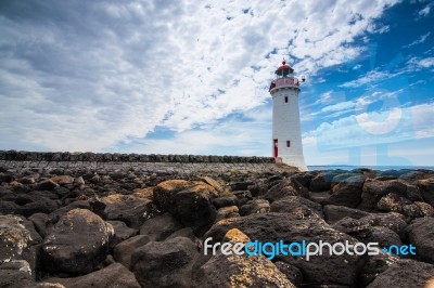 Griffiths Island Lighthouse Stock Photo