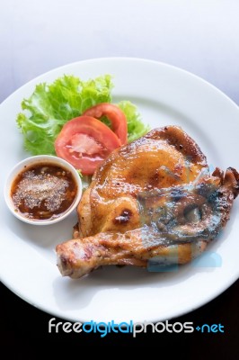 Grilled Chicken Stock Photo