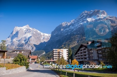 Grindelwald  Switzerland Stock Photo