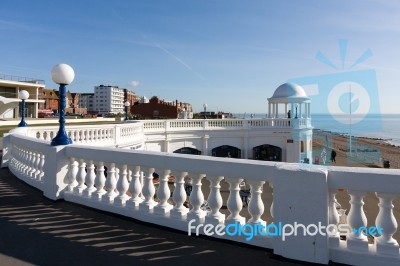 Grounds Of The De La Warr Pavilion In Bexhill-on-sea Stock Photo