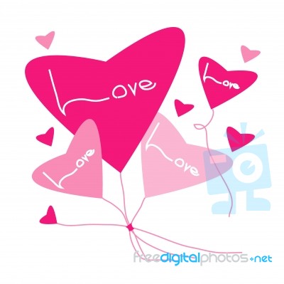 Group Heart Love Stock Image