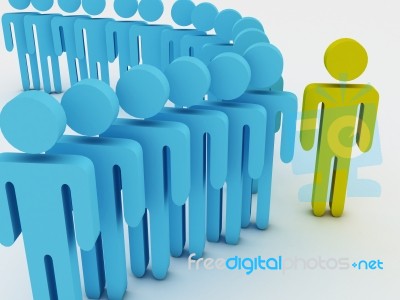 Group Of Figure Stock Image