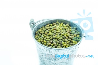 Group Of Green Nut Isolated On White Background Stock Photo