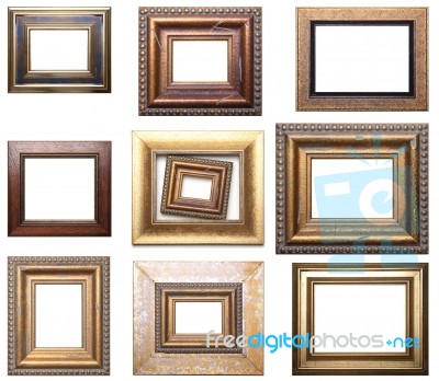 Group Of Picture Frames Stock Photo