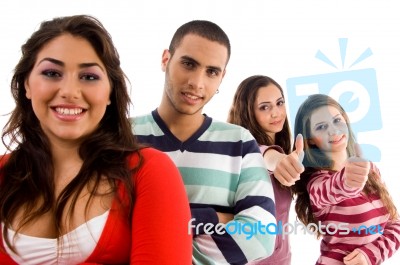 Group Of Young People Stock Photo