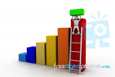 Growth Chart Stock Image