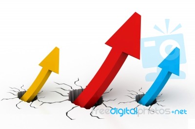 Growth Chart Stock Image