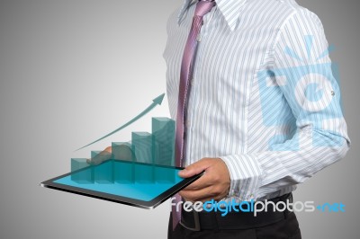 Growth Chart Stock Photo