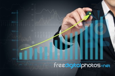 Growth Chart Stock Photo