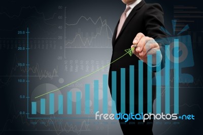 Growth Chart Stock Photo