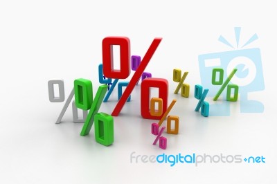 Growth Percentage Stock Image