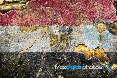 Grunge Flag Of Egypt Stock Photo