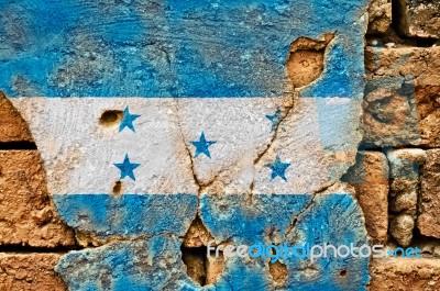 Grunge Flag Of Honduras Stock Photo