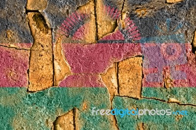 Grunge Flag Of Malawi Stock Photo