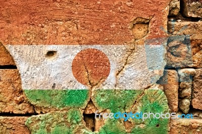 Grunge Flag Of Niger Stock Photo