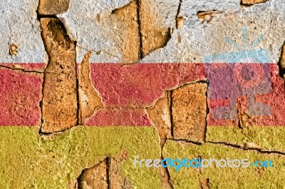 Grunge Flag Of Ossetia Stock Photo