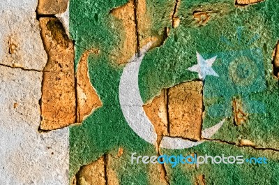 Grunge Flag Of Pakistan Stock Photo