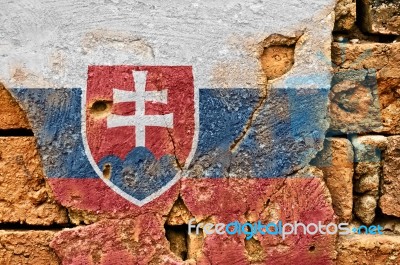 Grunge Flag Of Slovakia Stock Photo