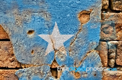 Grunge Flag Of Somalia Stock Photo