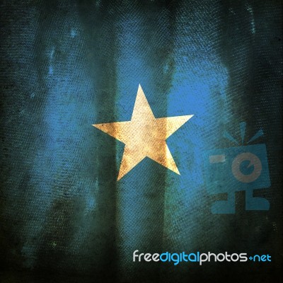 Grunge Flag Of Somalia Stock Photo