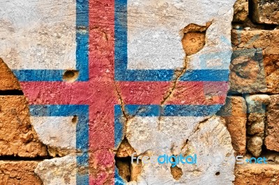 Grunge Flag Of The Faroe Islands Stock Photo