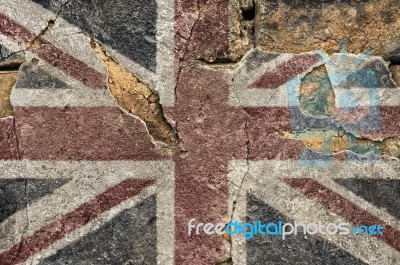 Grunge Flag Of United Kingdom Stock Photo