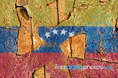 Grunge Flag Of Venezuela Stock Photo