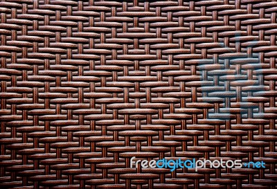 Grunge Synthetic Rattan Weave Texture Stock Photo