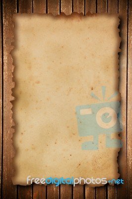 grungy paper and Wood Background Stock Photo