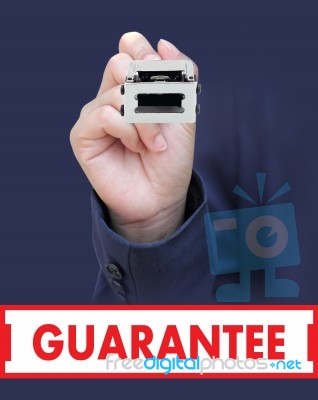 GUARANTEE Seal Stock Photo