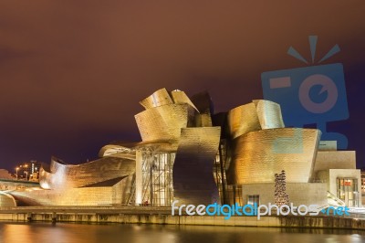 Guggenheim Museum Stock Photo