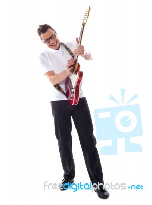 Guitarist Stock Photo