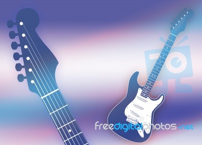 Guitars Solitarie Stock Image