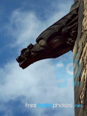 Gurgoyle Stock Photo