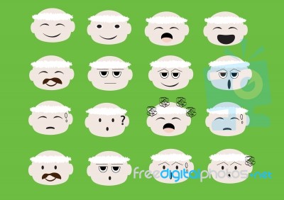 Guy Face Emoji Stock Image