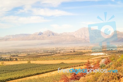 Gydo Pass Between Ceres And Citrusdal, Western Cape In South Afr… Stock Photo