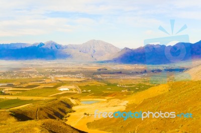 Gydo Pass Between Ceres And Citrusdal, Western Cape In South Afr… Stock Photo