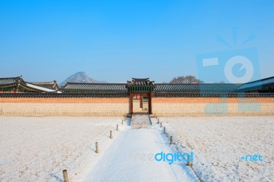 Gyeongbokgung Palace In South Korea Stock Photo