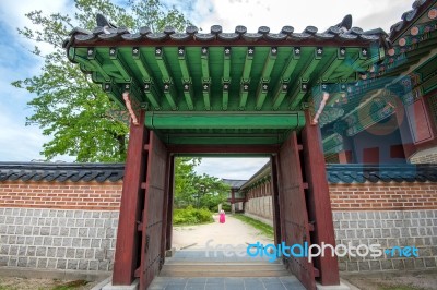 Gyeongbokgung Palace In South Korea Stock Photo