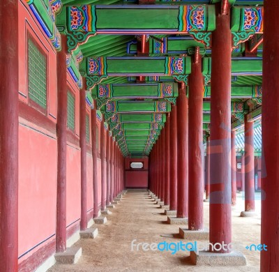 Gyeongbokgung Palace In South Korea Stock Photo