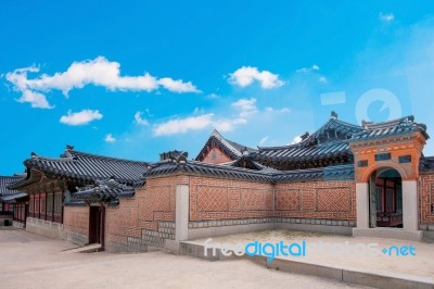 Gyeongbokgung Palace In South Korea Stock Photo