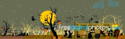 Halloween Background Stock Image