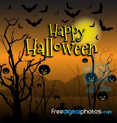 Halloween Background Stock Image