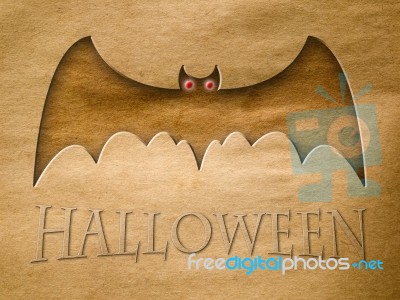 Halloween Bat Stock Image