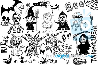 Halloween Collection Stock Image