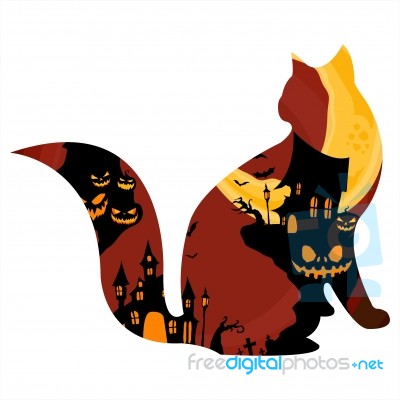 Halloween Graphic Resource Stock Image