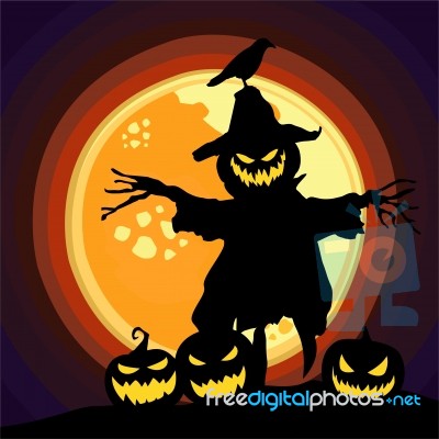 Halloween Graphic Resource Stock Image