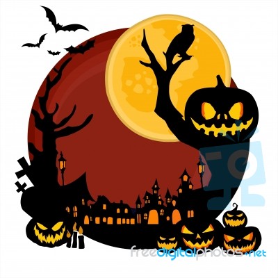 Halloween Graphic Resource Stock Image