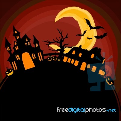 Halloween Graphic Resource Stock Image