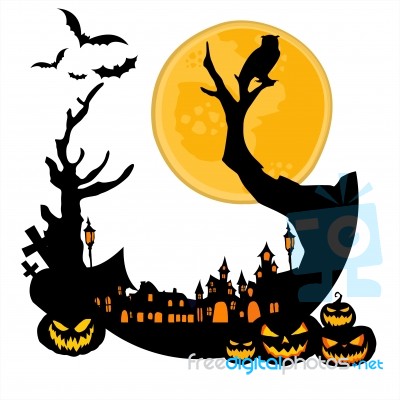 Halloween Graphic Resource Stock Image